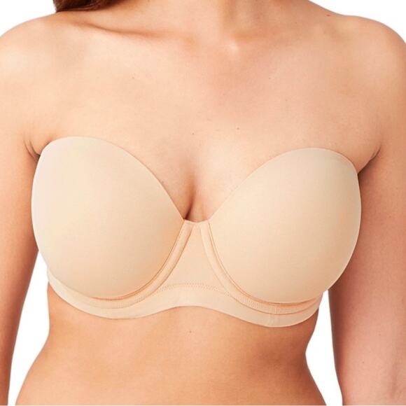 ^NWOT Wacoal Red Carpet Convertible Strapless Bra  854119 – Sand 36DDD - Picture 1 of 9
